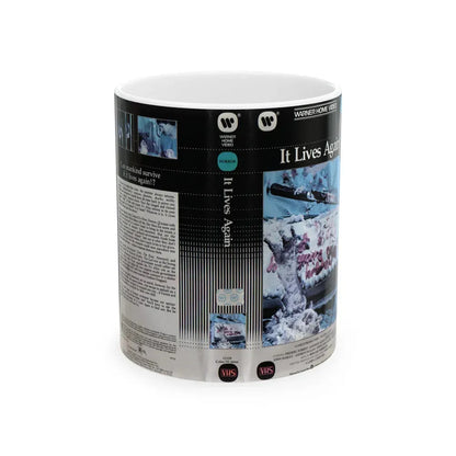 IT LIVES AGAIN CLAMSHELL (VHS COVER) - White Coffee Mug 11oz - Go Mug Yourself