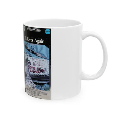 IT LIVES AGAIN CLAMSHELL (VHS COVER) - White Coffee Mug - Go Mug Yourself