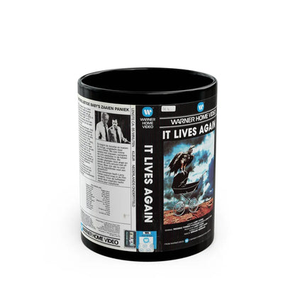 IT LIVES AGAIN (VHS COVER) - Black Coffee Mug-11oz-Go Mug Yourself