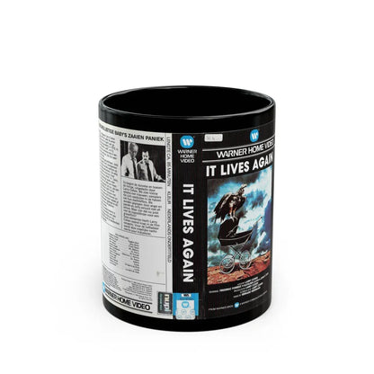 IT LIVES AGAIN (VHS COVER) - Black Coffee Mug 11oz - Go Mug Yourself