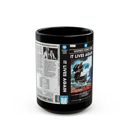IT LIVES AGAIN (VHS COVER) - Black Coffee Mug 15oz - Go Mug Yourself