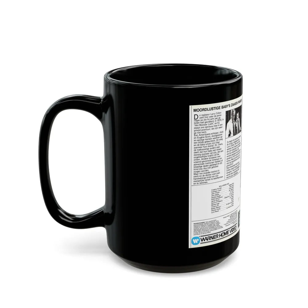 IT LIVES AGAIN (VHS COVER) - Black Coffee Mug-Go Mug Yourself