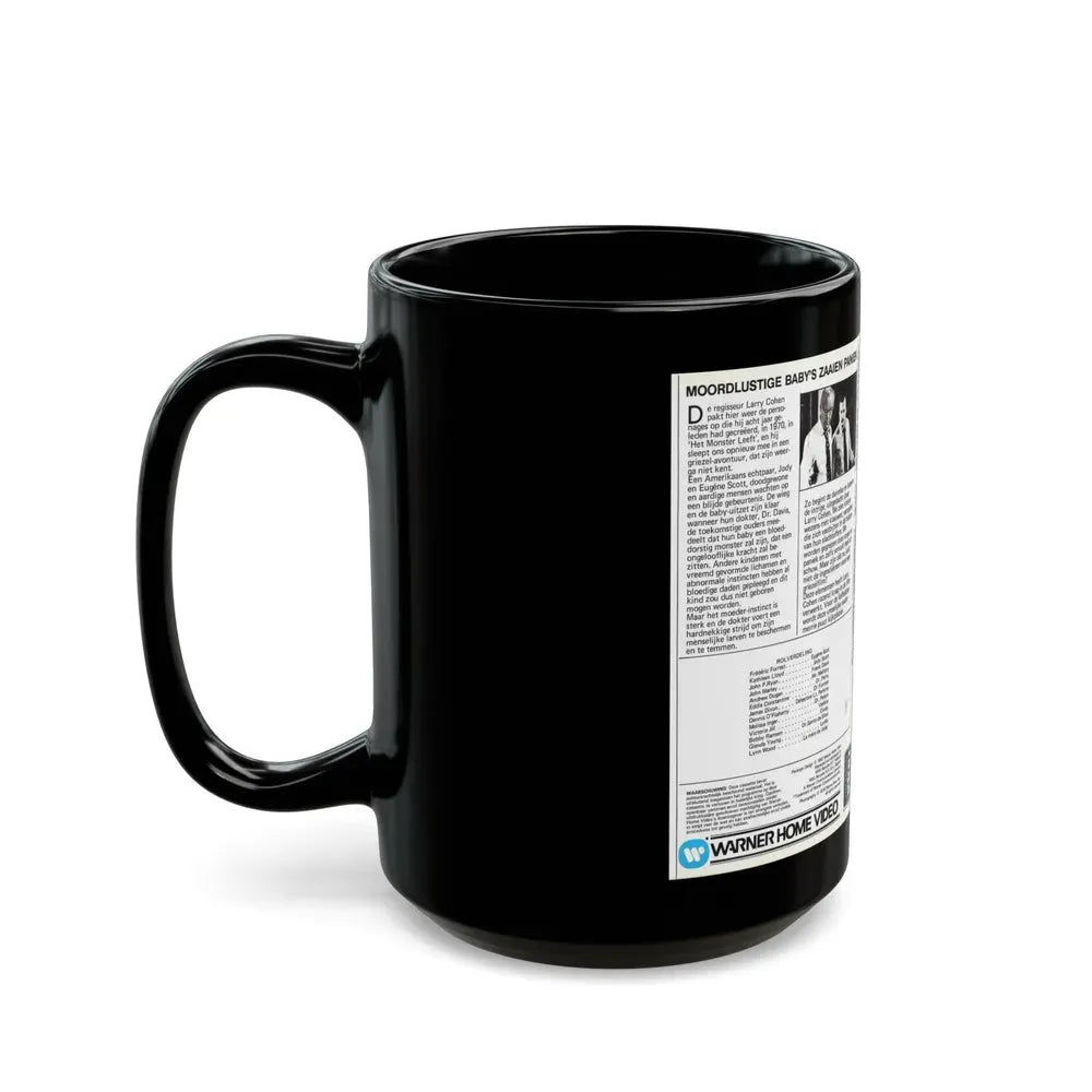 IT LIVES AGAIN (VHS COVER) - Black Coffee Mug - Go Mug Yourself