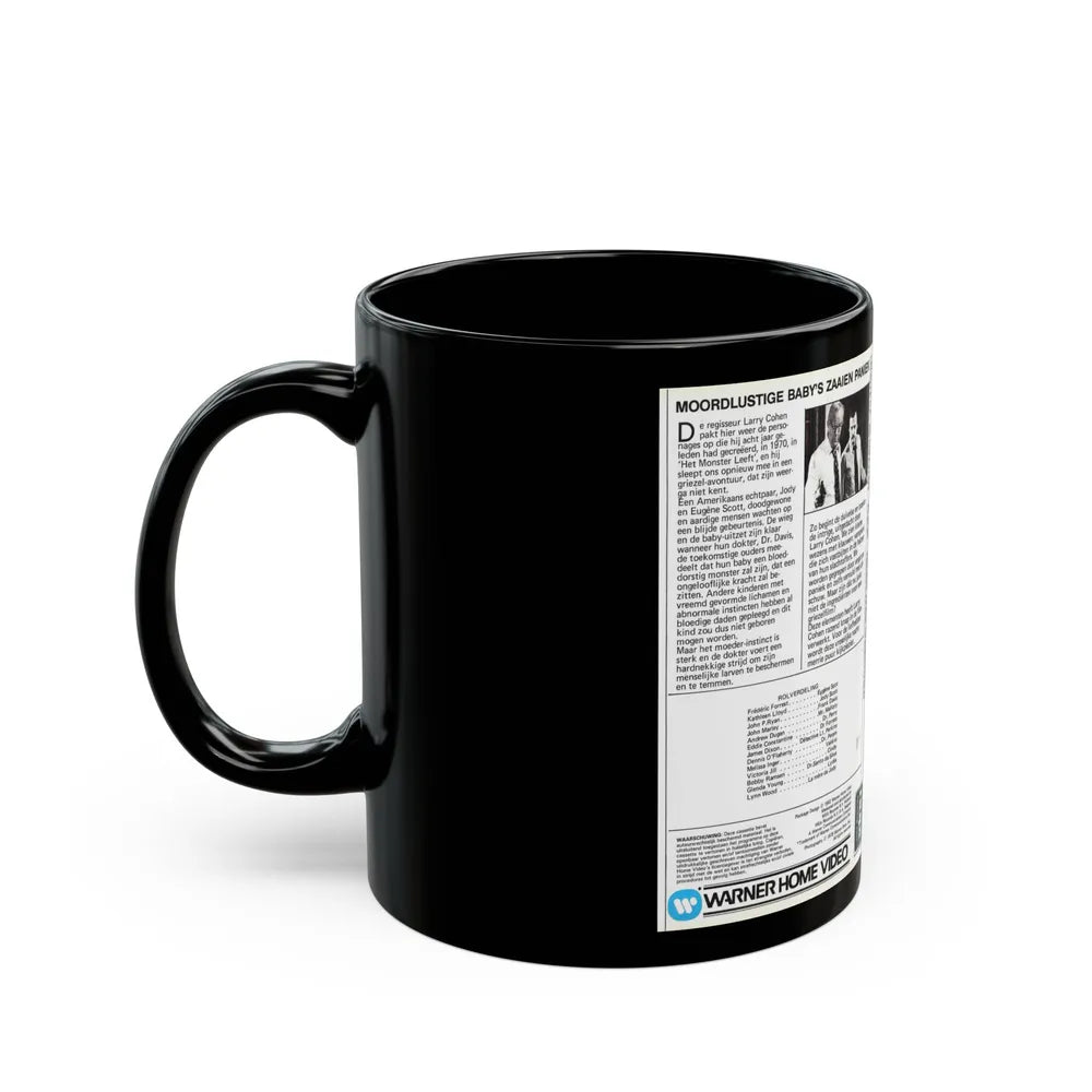 IT LIVES AGAIN (VHS COVER) - Black Coffee Mug-Go Mug Yourself