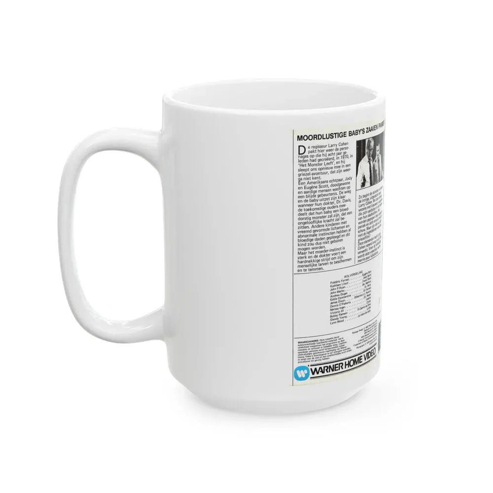 IT LIVES AGAIN (VHS COVER) - White Coffee Mug - Go Mug Yourself