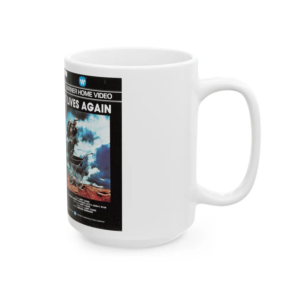 IT LIVES AGAIN (VHS COVER) - White Coffee Mug-Go Mug Yourself