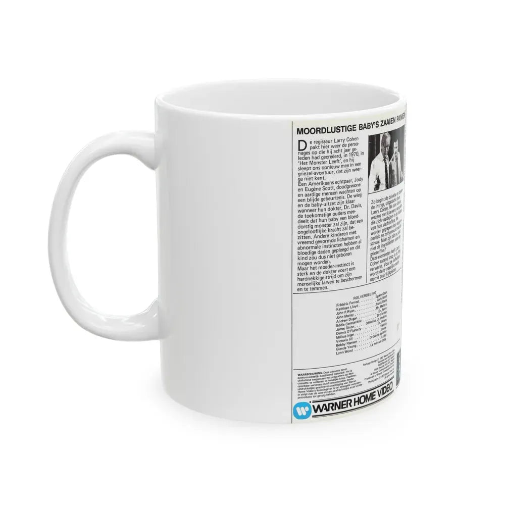 IT LIVES AGAIN (VHS COVER) - White Coffee Mug - Go Mug Yourself