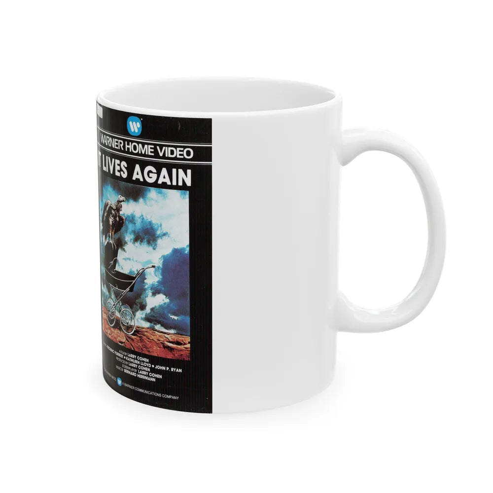 IT LIVES AGAIN (VHS COVER) - White Coffee Mug-Go Mug Yourself