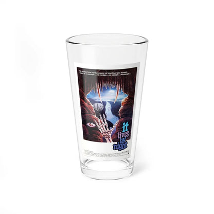 IT LIVES BY NIGHT (THE BAT PEOPLE) 1974 Movie Poster - Pint Glass 16oz-16oz-Go Mug Yourself