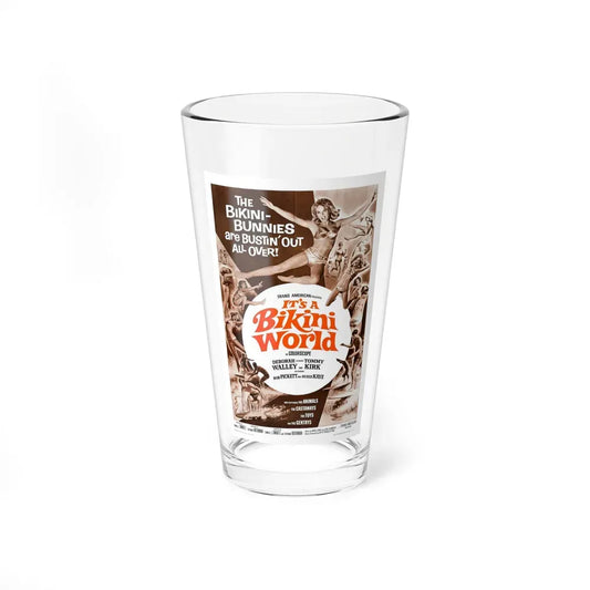 IT'S A BIKINI WORLD 1967 Movie Poster - Pint Glass 16oz 16oz - Go Mug Yourself
