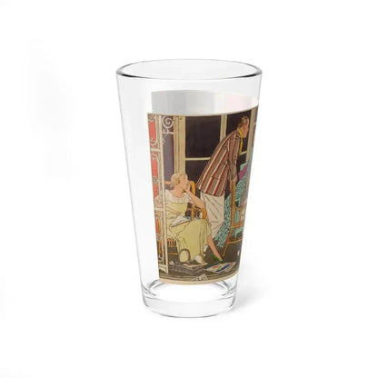 It's a Wise Child, Woman's Home companion illustration, January 1931 - Pint Glass 16oz - Go Mug Yourself