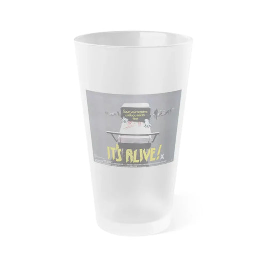 IT'S ALIVE (3) 1974 Movie Poster - Frosted Pint Glass 16oz 16oz Frosted - Go Mug Yourself