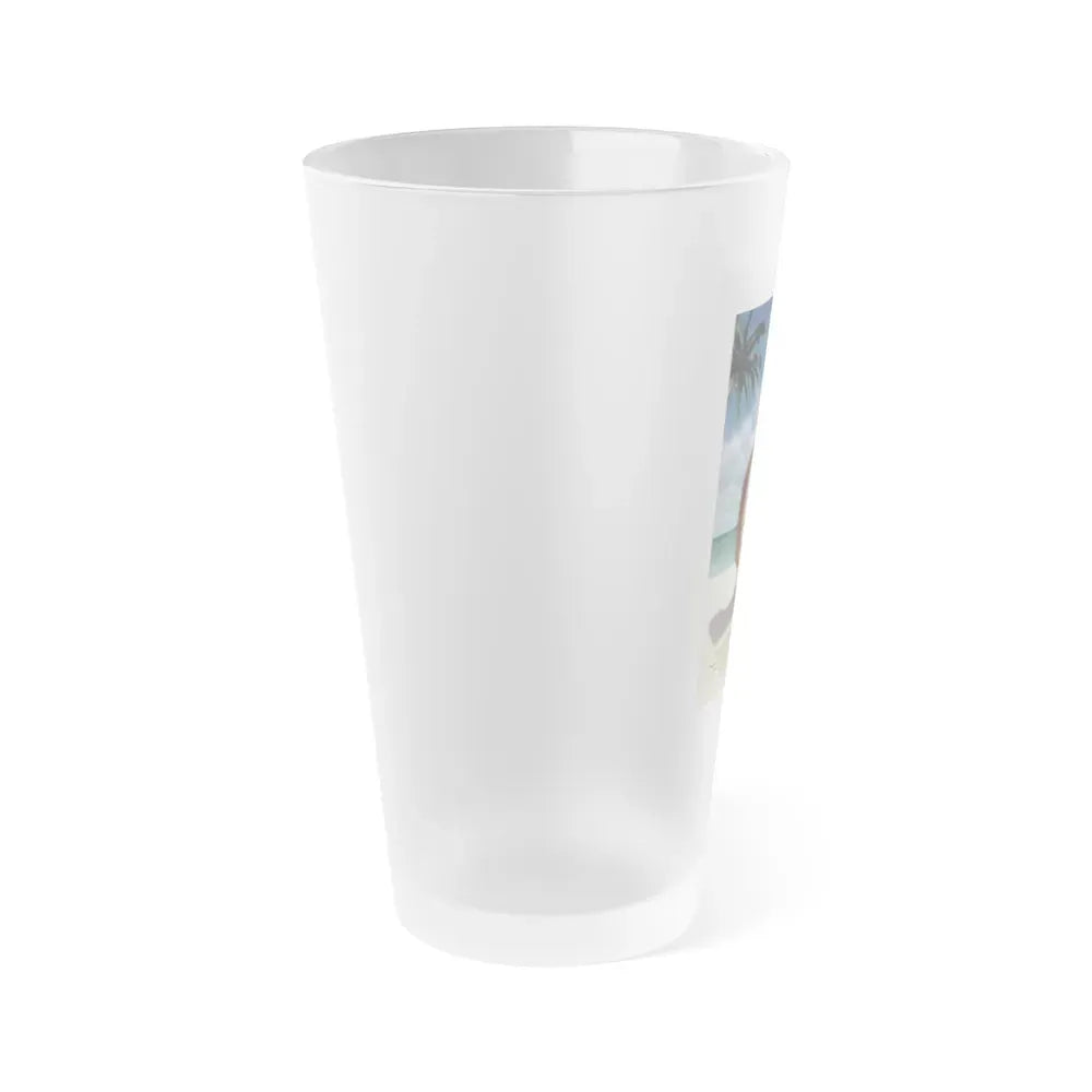 IT'S ALIVE III ISLAND OF THE ALIVE 1987 Movie Poster - Frosted Pint Glass 16oz - Go Mug Yourself