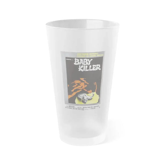 IT'S ALIVE (ITALIAN 2) 1974 Movie Poster - Frosted Pint Glass 16oz 16oz Frosted - Go Mug Yourself