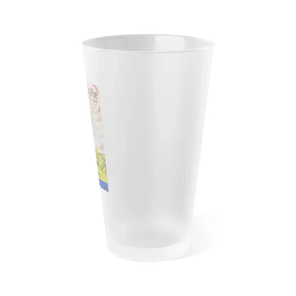 IT'S HOT IN PARADISE (HORRORS OF SPIDER ISLAND) 1960 Movie Poster - Frosted Pint Glass 16oz - Go Mug Yourself