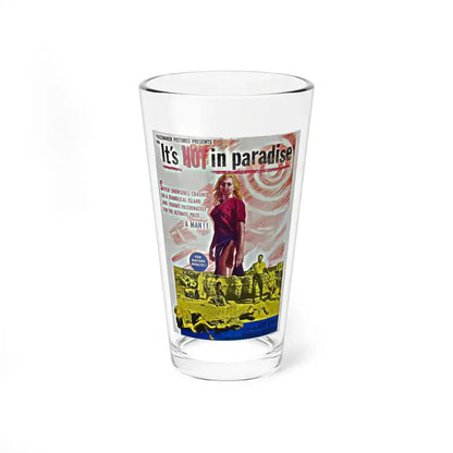 IT'S HOT IN PARADISE (HORRORS OF SPIDER ISLAND) 1960 Movie Poster - Pint Glass 16oz 16oz - Go Mug Yourself