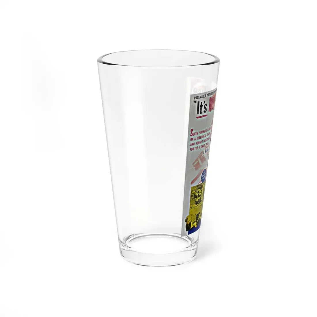 IT'S HOT IN PARADISE (HORRORS OF SPIDER ISLAND) 1960 Movie Poster - Pint Glass 16oz - Go Mug Yourself