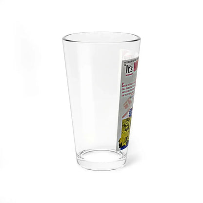 IT'S HOT IN PARADISE (HORRORS OF SPIDER ISLAND) 1960 Movie Poster - Pint Glass 16oz - Go Mug Yourself