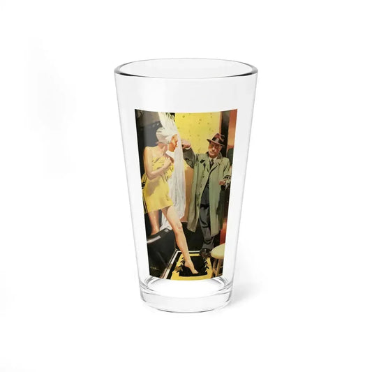 It's Police Business, Mam, Collier's magazine, 1946 - Pint Glass 16oz 16oz - Go Mug Yourself