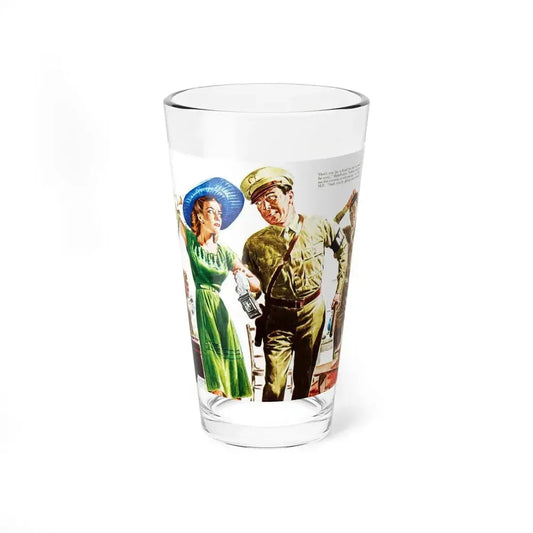 It Shouldn't Happen to Superman By Irvin Gaynor Neiman, 1944 - Pint Glass 16oz 16oz - Go Mug Yourself