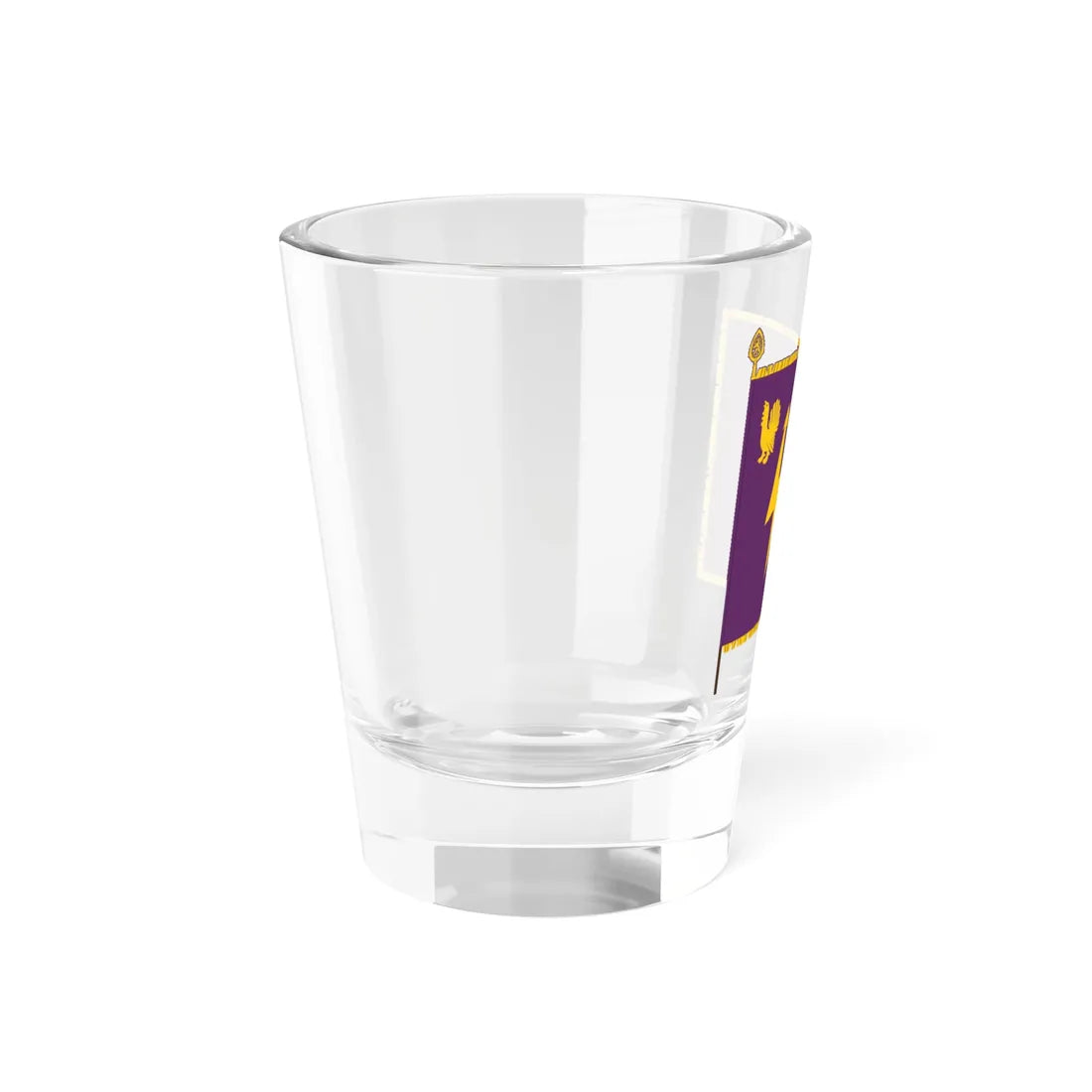 Itä-Suomen viestipataljoonan lippu (Finland) Shot Glass 1.5oz - Go Mug Yourself