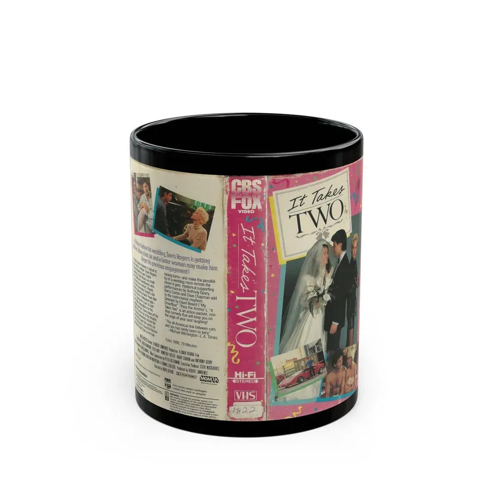 IT TAKES TWO (VHS COVER) - Black Coffee Mug 11oz - Go Mug Yourself