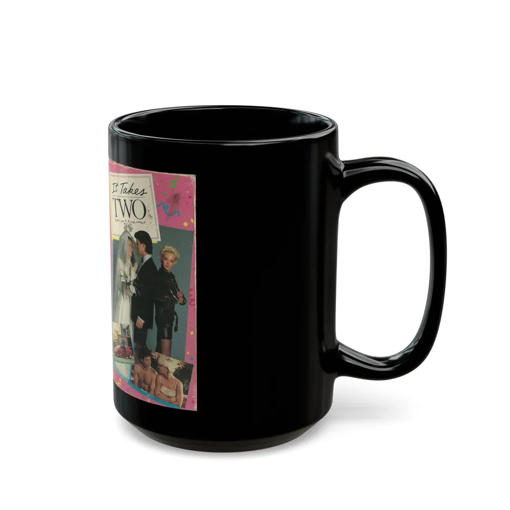 IT TAKES TWO (VHS COVER) - Black Coffee Mug-Go Mug Yourself