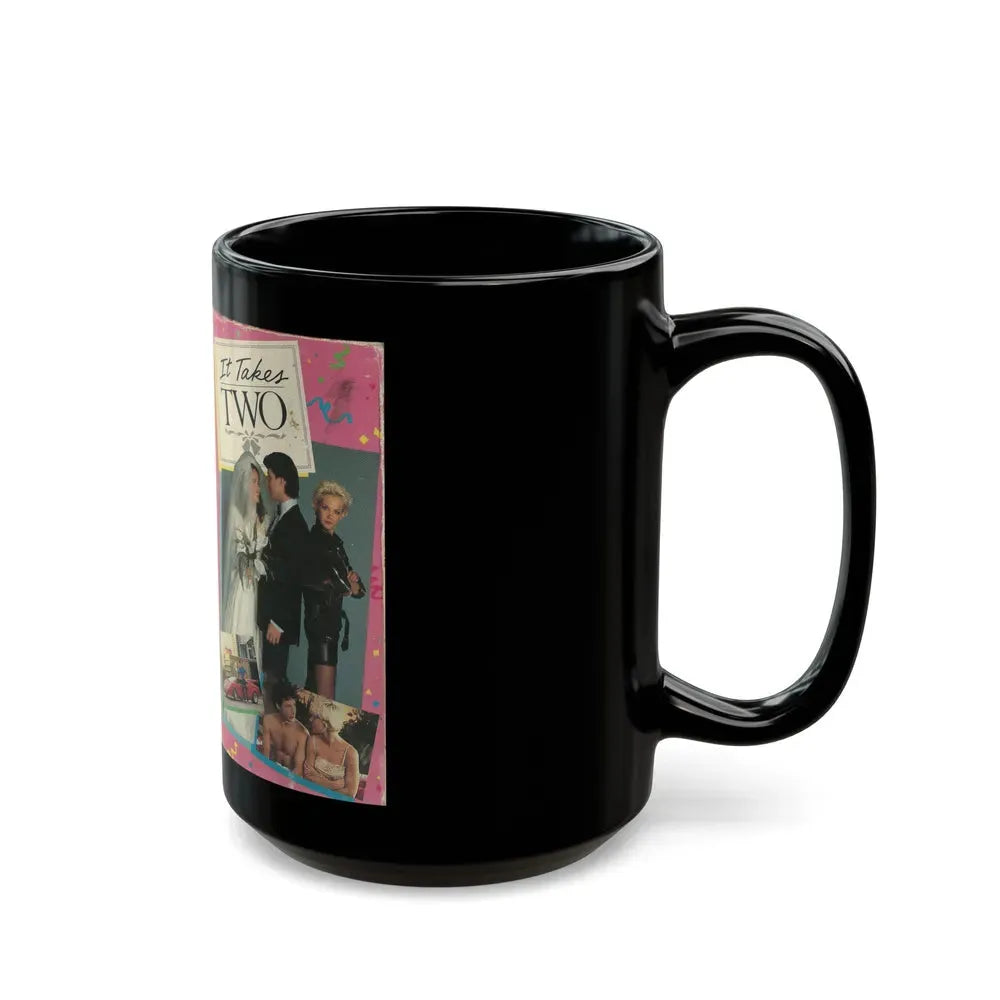IT TAKES TWO (VHS COVER) - Black Coffee Mug - Go Mug Yourself