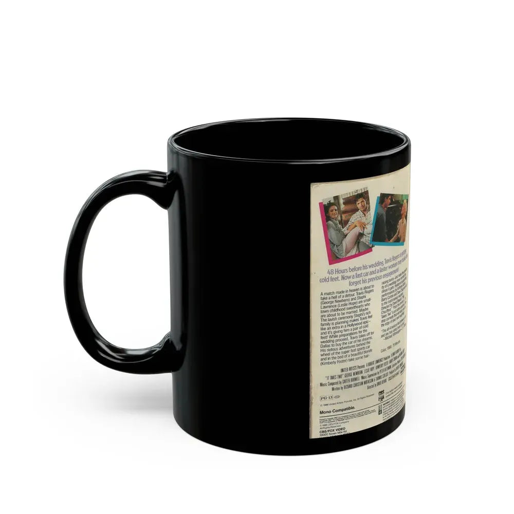 IT TAKES TWO (VHS COVER) - Black Coffee Mug - Go Mug Yourself