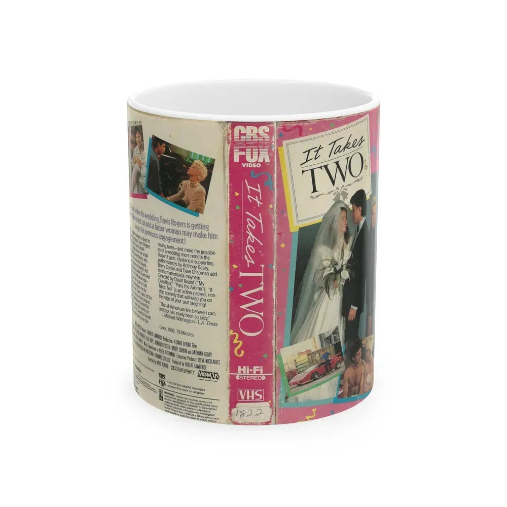 IT TAKES TWO (VHS COVER) - White Coffee Mug 11oz - Go Mug Yourself