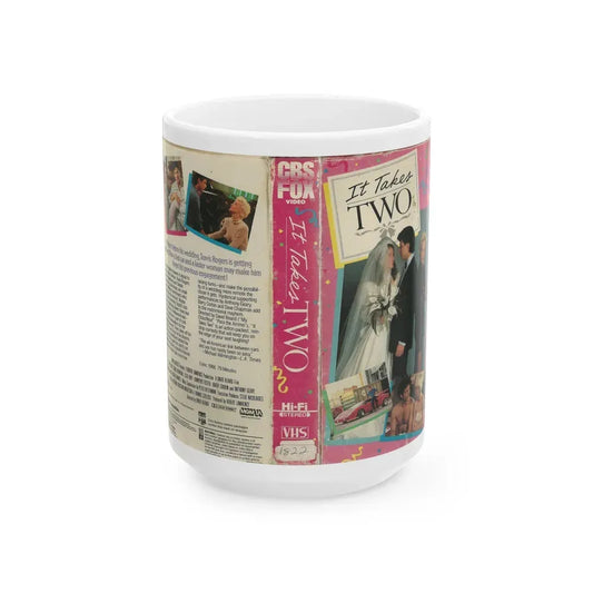 IT TAKES TWO (VHS COVER) - White Coffee Mug 15oz - Go Mug Yourself