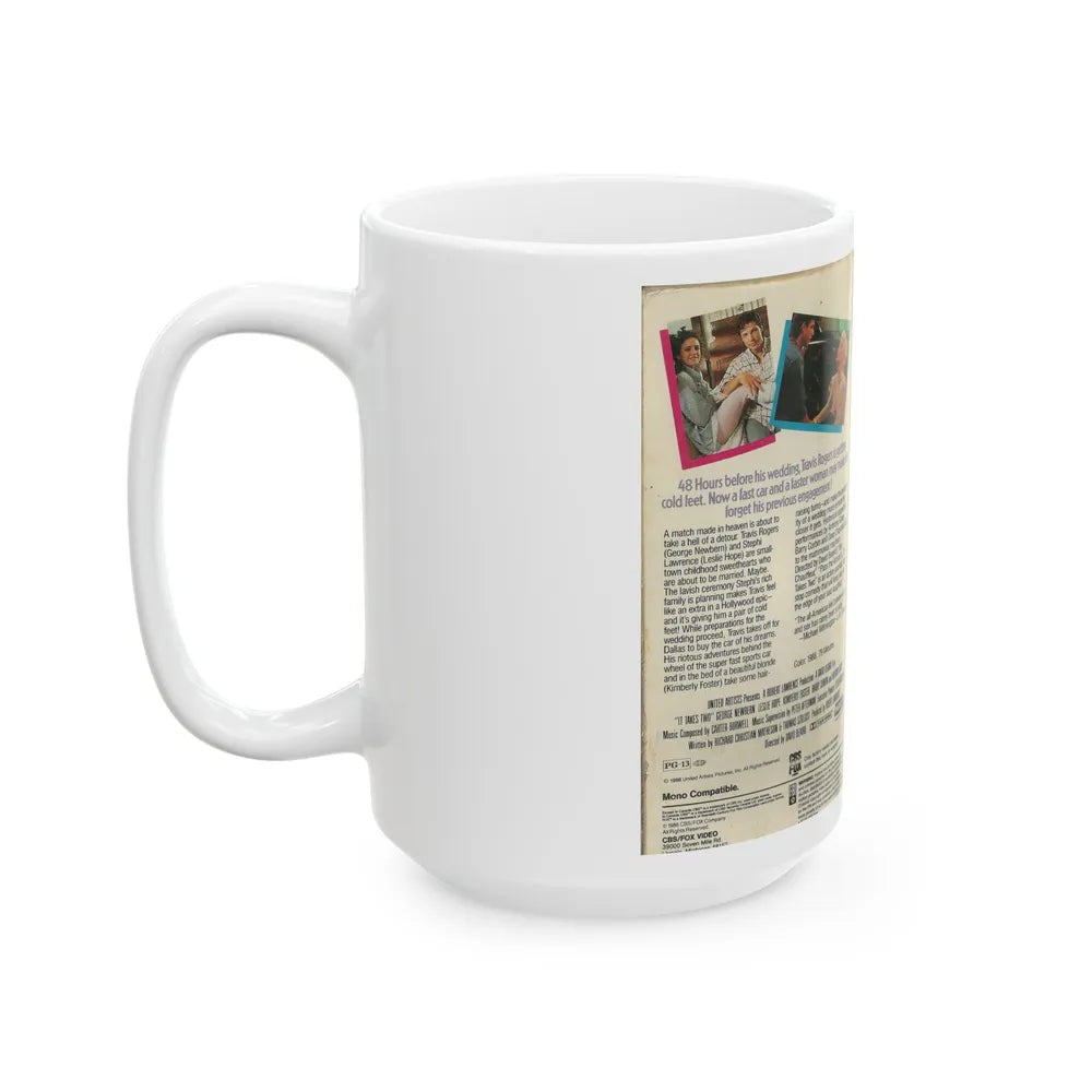 IT TAKES TWO (VHS COVER) - White Coffee Mug-Go Mug Yourself