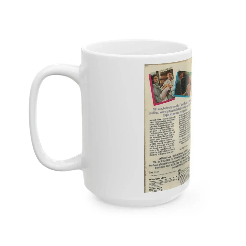 IT TAKES TWO (VHS COVER) - White Coffee Mug - Go Mug Yourself