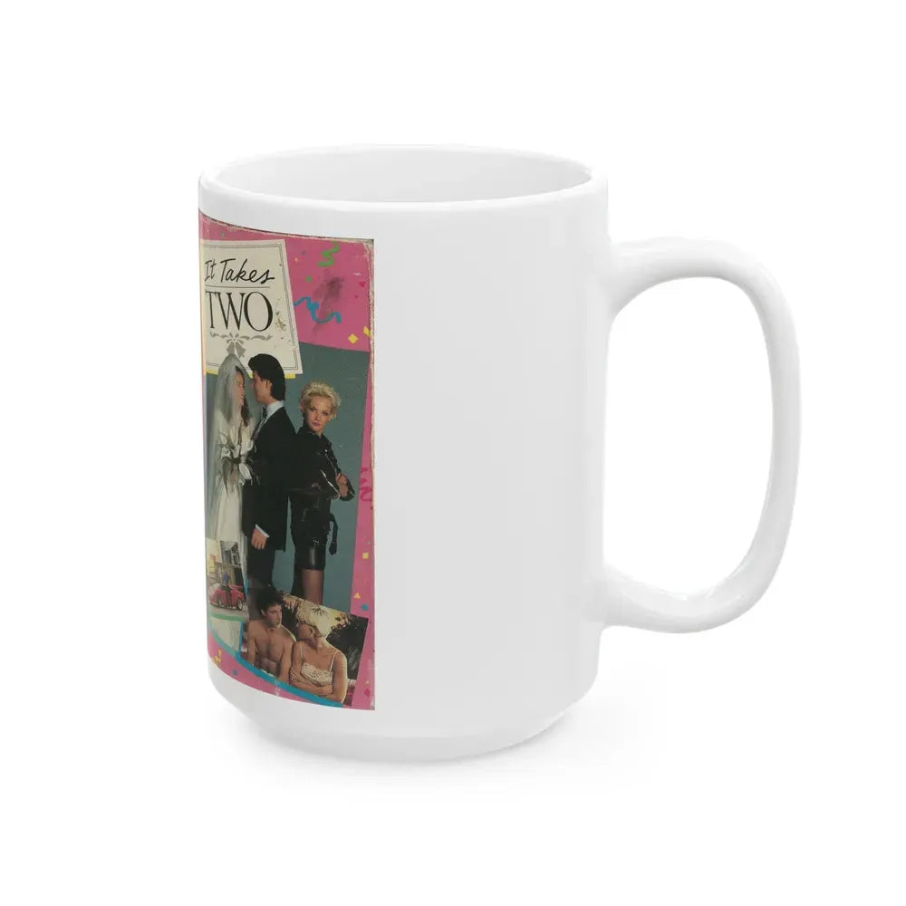 IT TAKES TWO (VHS COVER) - White Coffee Mug - Go Mug Yourself