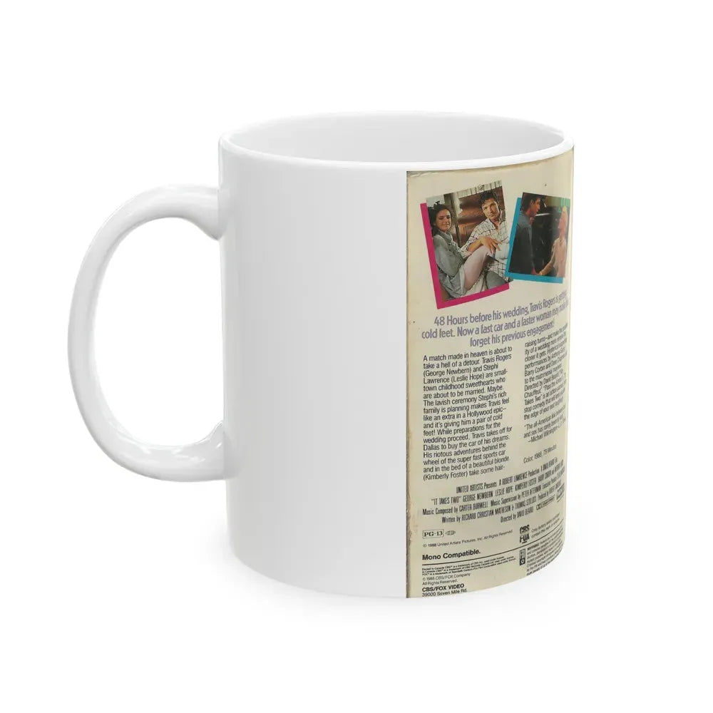 IT TAKES TWO (VHS COVER) - White Coffee Mug - Go Mug Yourself