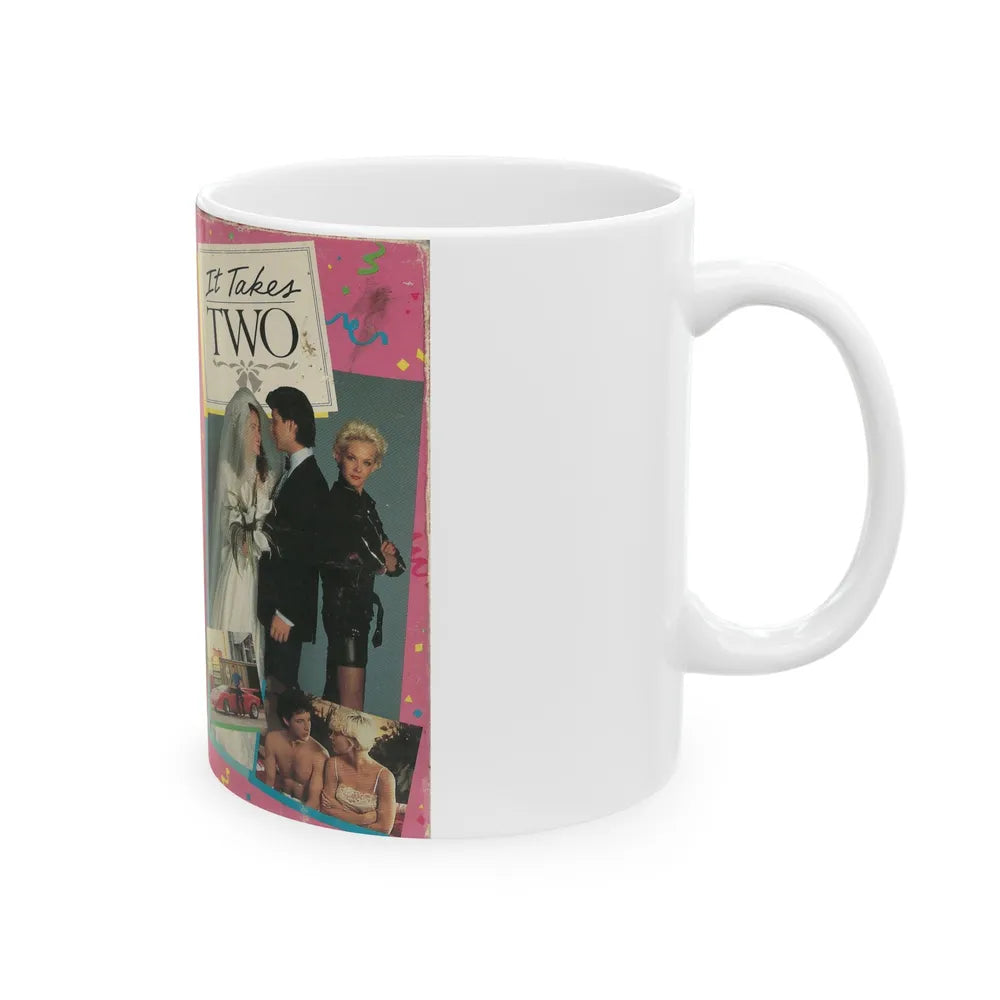 IT TAKES TWO (VHS COVER) - White Coffee Mug-Go Mug Yourself