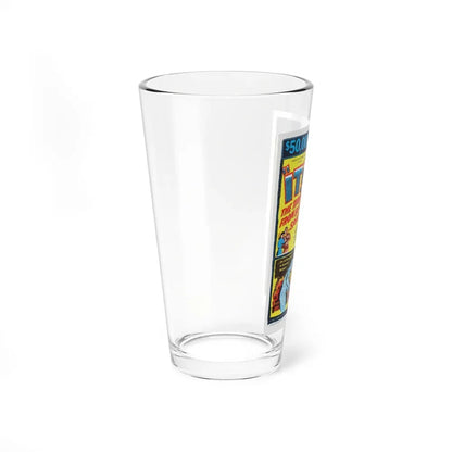 IT! THE TERROR FROM BEYOND SPACE + CURSE OF THE FACELESS MAN 1958 Movie Poster - Pint Glass 16oz - Go Mug Yourself