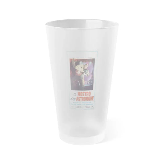 IT! THE TERROR FROM BEYOND SPACE (ITALIAN) 2 1958 Movie Poster - Frosted Pint Glass 16oz 16oz Frosted - Go Mug Yourself