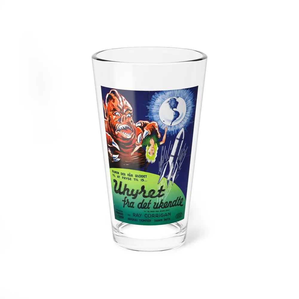 IT! THE TERROR FROM BEYOND SPACE (SCANDINAVIAN) 1958 Movie Poster - Pint Glass 16oz-16oz-Go Mug Yourself