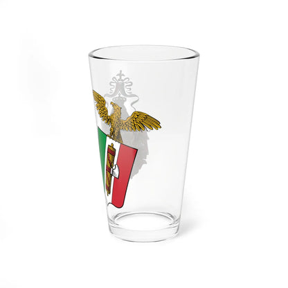 ITA Kingdom of Italy 1927-1929 COA greater (Italy) (Coat of Arms) Pint Glass 16oz - Go Mug Yourself
