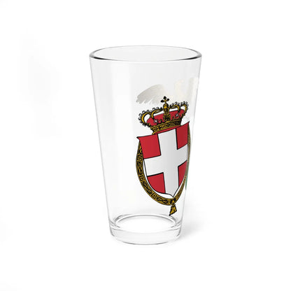 ITA Kingdom of Italy 1927-1929 COA lesser (Italy) (Coat of Arms) Pint Glass 16oz - Go Mug Yourself