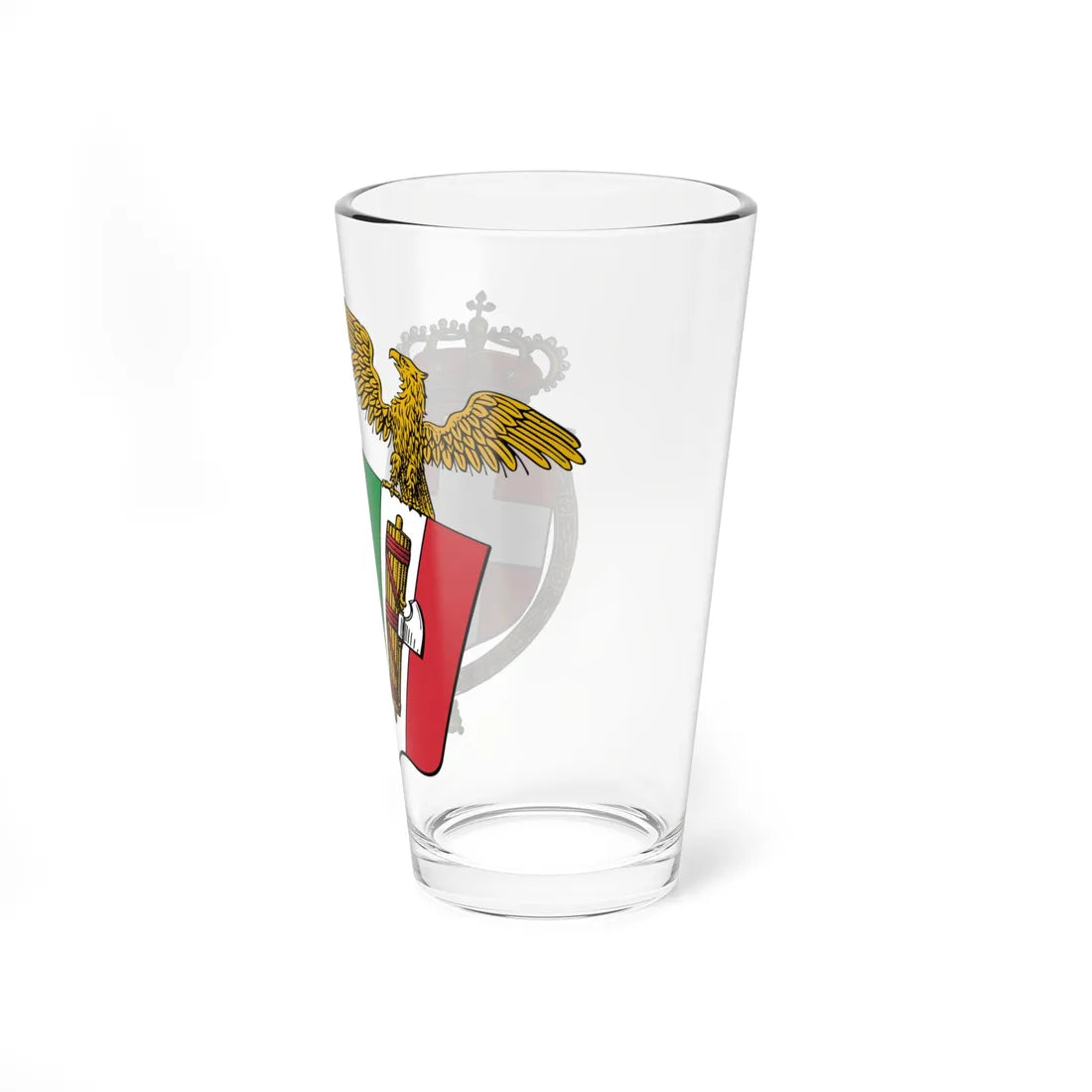 ITA Kingdom of Italy 1927-1929 COA lesser (Italy) (Coat of Arms) Pint Glass 16oz - Go Mug Yourself