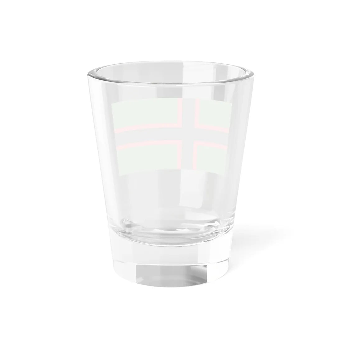 Itakarjalaisten lippu (Russia) Shot Glass 1.5oz - Go Mug Yourself