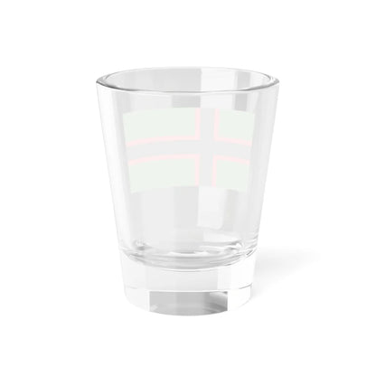 Itakarjalaisten lippu (Russia) Shot Glass 1.5oz - Go Mug Yourself