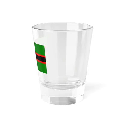 Itakarjalaisten lippu (Russia) Shot Glass 1.5oz - Go Mug Yourself