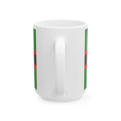Itakarjalaisten lippu (Russia) White Coffee Mug - Go Mug Yourself
