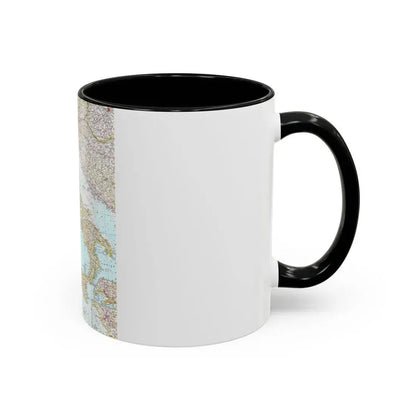 Italy (1961) (Map) Accent Coffee Mug - Go Mug Yourself