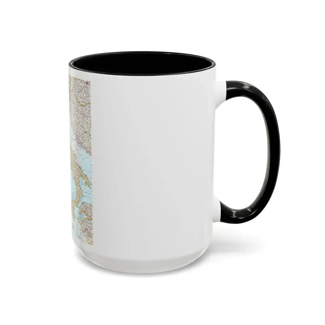 Italy (1961) (Map) Accent Coffee Mug - Go Mug Yourself
