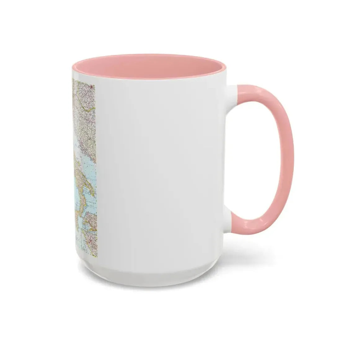 Italy (1961) (Map) Accent Coffee Mug - Go Mug Yourself