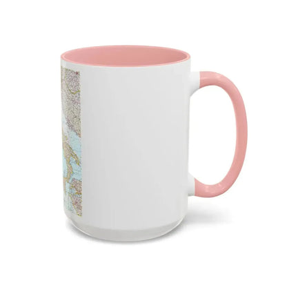 Italy (1961) (Map) Accent Coffee Mug - Go Mug Yourself
